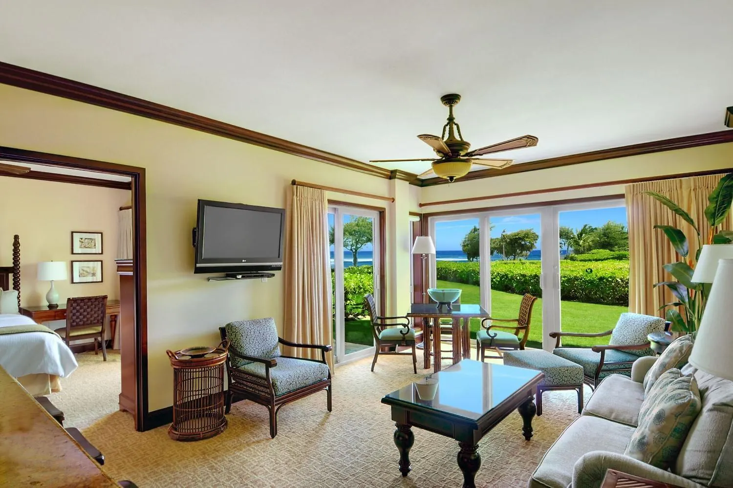 Waipouli Beach Resort Exquisite Ocean Front Condo In Oceanfront H Building Sleeps 8 Ac Pool Капаа 0*,